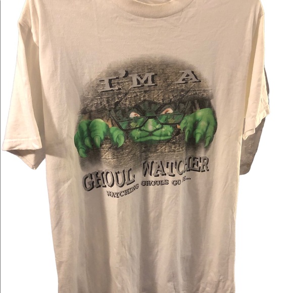 Vintage 90ies Ghoul Tee T-Shirt Mens Med - Picture 1 of 5